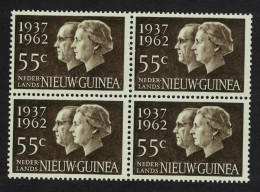 Neth. New Guinea Queen Juliana And Prince Bernhard Block Of 4 1962 MNH SG#81 - Nuova Guinea Olandese