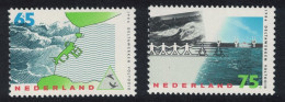 Netherlands Delta Project Completion 2v 1986 MNH SG#1492-1493 - Unused Stamps