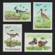 Netherlands Lapwing Redshank Ruff Godwit Pasture Birds 4v 1984 MNH SG#1435-1438 MI#1246-1249 Sc#B600-603 - Nuevos