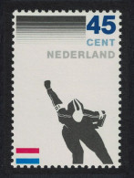 Netherlands Royal Dutch Skating Association 1982 MNH SG#1396 - Unused Stamps