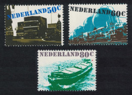 Netherlands Transport 3v 1980 MNH SG#1342-1344 MI#1165-1167 Sc#602-604 - Unused Stamps
