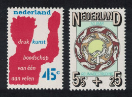 Netherlands Anniversaries 2v 1976 MNH SG#1250-1251 - Unused Stamps