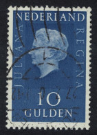 Netherlands Queen Juliana 10 Gulden Key Value 1970 Canc SG#1084 MI#945 - Gebruikt