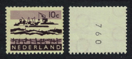 Netherlands Delta Excavation Works Control Number 1963 MNH SG#938 MI#800YxA - Unused Stamps