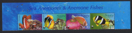 Nauru WWF Anemonefish Top Strip Of 4v 2003 MNH SG#566-569 MI#553-556 Sc#514-517 - Nauru
