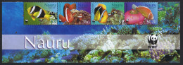 Nauru WWF Anemonefish Strip Of 4v Logo 2003 MNH SG#566-569 MI#553-556 Sc#514-517 - Nauru