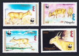 Mongolia WWF Saiga 4v 1995 MNH SG#2497-2500 MI#2562-2565 Sc#2209-2212 - Mongolia