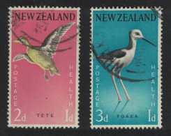 New Zealand Teal Stilt Birds 2v 1959 Canc SG#776-777 MI#386-387 - Gebruikt