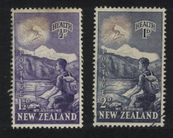 New Zealand Young Climber Mount Everest 2v 1954 Canc SG#737-738 - Used Stamps