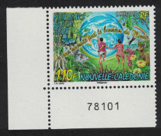 New Caledonia Butterfly Deer Flowers Happy New Year Corner Number 2007 MNH SG#1429 MI#1451 - Ungebraucht