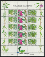 New Caledonia Forest Flowers Sheetlet Of 15v 2004 MNH SG#1320-1322 MI#1334-1336 - Neufs