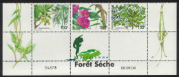 New Caledonia Forest Flowers Bottom Strip Of 3v 2004 MNH SG#1320-1322 MI#1334-1336 - Neufs