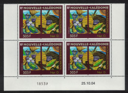 New Caledonia 'Tradimodernition' By Nat D. Pacific Painters 505f Block 2004 MNH SG#1338 MI#1349 - Neufs