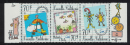 New Caledonia Philately At School Children's Drawings Strip Of 3v 2000 MNH SG#1219-1221 MI#1213-1225 - Ongebruikt