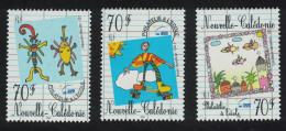 New Caledonia Philately At School Children's Drawings 3v 2000 MNH SG#1219-1221 MI#1213-1225 - Unused Stamps