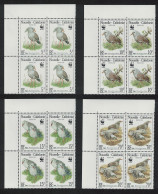 New Caledonia Birds WWF Kagu 4 Corner Blocks Of 4 1998 MNH SG#1150-1153 MI#1144-1147 Sc#798-801 - Unused Stamps