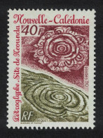New Caledonia Petroglyphs Neounda Site 40f 1990 MNH SG#884 - Unused Stamps