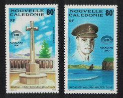 New Caledonia New Zealand 1990 Stamp Exhibition Auckland 2v 1990 MNH SG#887-888 - Unused Stamps