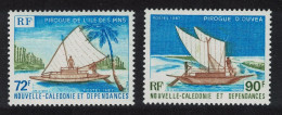 New Caledonia Canoes 2v 1987 MNH SG#807-808 - Nuovi