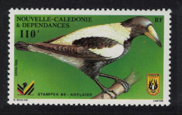New Caledonia Black-backed Magpie 110f 1986 MNH SG#791 - Nuovi