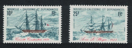 New Caledonia Ships Sail 'Corvette Constantine' Paddle-gunboat 1981 MNH SG#659-660 - Nuevos