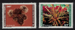 New Caledonia Water Plants 'Echinometra Mathaei' 2v 1981 MNH SG#661-662 - Unused Stamps
