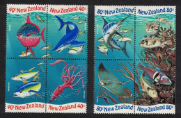 New Zealand Fish Squid Whale 8v 1998 MNH SG#2206-2213 - Unused Stamps