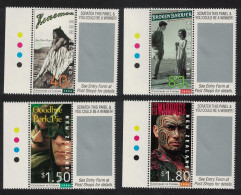 New Zealand Centenary Of New Zealand Cinema 4v 1996 MNH SG#2014-2017 - Unused Stamps