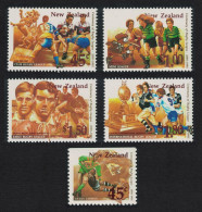 New Zealand Centenary Of Rugby League 5v 1995 MNH SG#1888-1892 - Nuevos