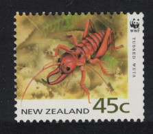 New Zealand WWF Tusked Weta Lightless Insect 1993 MNH SG#1740 MI#1294 Sc#1163 - Unused Stamps