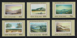 New Zealand The Land Designs 19th-century Paintings 6v 1988 MNH SG#1484-1489 - Nuovi