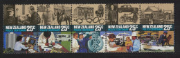New Zealand Centenary Of Police 5v Strip 1986 MNH SG#1384-1388 - Unused Stamps