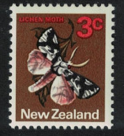 New Zealand Moth 'Detunda Egregia' 3c 1970 MNH SG#918 - Nuevos