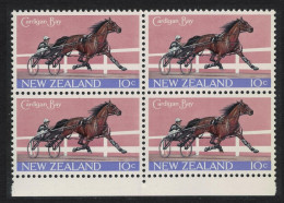 New Zealand Horse Return Of Cardigan Bay Block Of 4 1970 MNH SG#913 - Unused Stamps