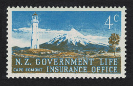 New Zealand Cape Egmont Lighthouse 1969 MNH SG#L59 - Unused Stamps