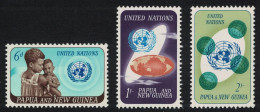 Papua NG 20th Anniversary Of UNO 3v 1965 MNH SG#79-81 - Papouasie-Nouvelle-Guinée