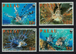 Palau WWF Red Lionfish 'Pterois Voltans' 4v 2009 MNH SG#2379-2382 MI#2902-2905 Sc#992 - Palau