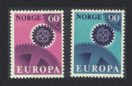 Norway Europa CEPT 2v 1967 MNH SG#604-605 - Nuevos