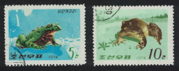 Korea Amphibians 2v 1974 CTO SG#N1276-N1277 - Korea (Nord-)