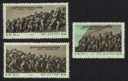 Korea Battle Of Pochonbo Monument 3v 1968 MNH SG#N875=N881 - Korea (Nord-)