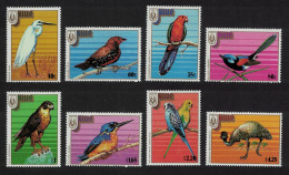 Niue Egret Finch Falcon Emu Birds 8v 1986 MNH SG#628-635 - Niue