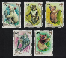 Niue Koala Bears 5v 1984 MNH SG#552-556 - Niue