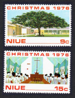 Niue Christmas 2v 1976 MNH SG#211-212 - Niue