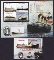 Niuafo'Ou Titanic 2 Sheetlets 2012 MNH SG#MS365-MS366 Sc#288-289 - Tonga (1970-...)