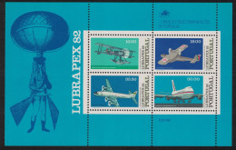 Portugal Aircrafts And Airplanes MS 1982 MNH SG#MS1900 - Nuovi