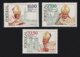 Portugal Pope John Paul II Papal Visit 3v 1982 MNH SG#1881-1883 - Ungebraucht