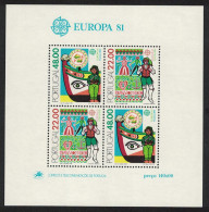 Portugal Europa CEPT MS 1981 MNH SG#MS1842 MI#Block 32 - Nuevos