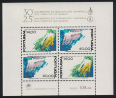 Portugal 30th Anniversary Of Declaration Of Human Rights MS 1978 MNH SG#MS1735 MI#Block 24 - Nuovi