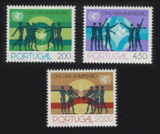 Portugal 30th Anniversary Of UNO 3v 1975 MNH SG#1577-1579 - Nuevos