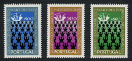Portugal 400th Anniversary Of Martyrdom Of Brazil Missionaries 3v 1971 MNH SG#1435-1437 - Neufs